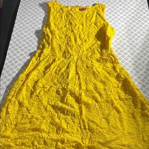 Yellow Sleeveless Dress